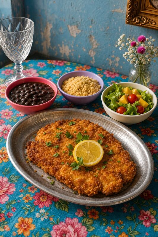 Filé de Frango à Milanesa